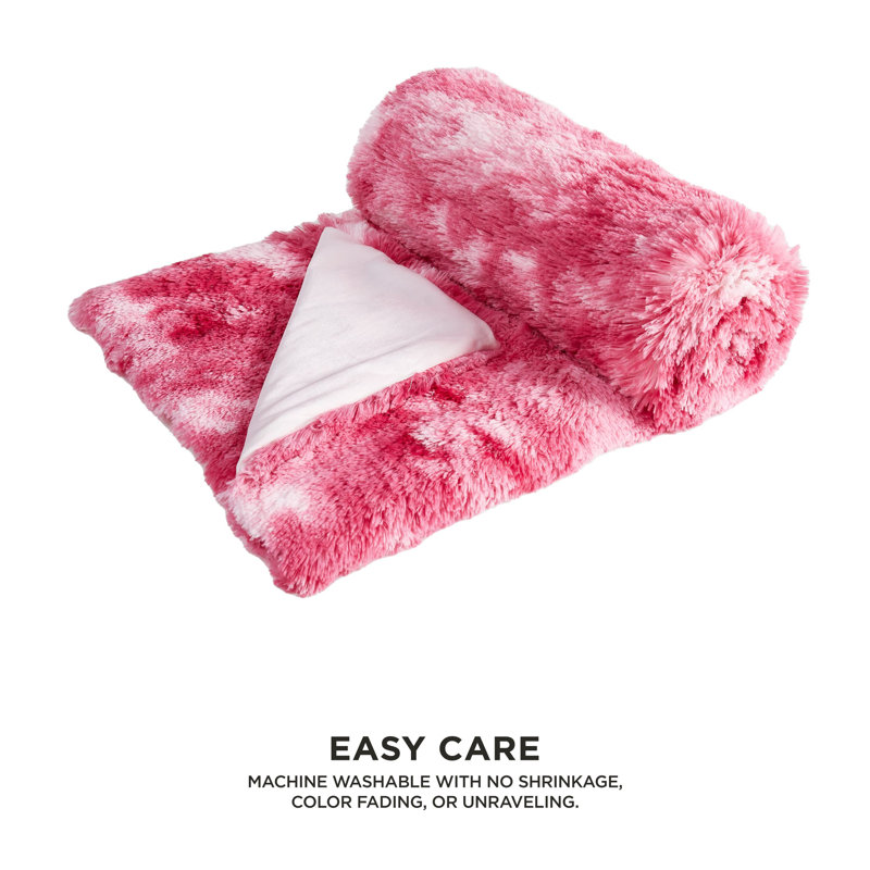 Juicy Couture Shaggy Faux Fur Plush Throws & Reviews Wayfair